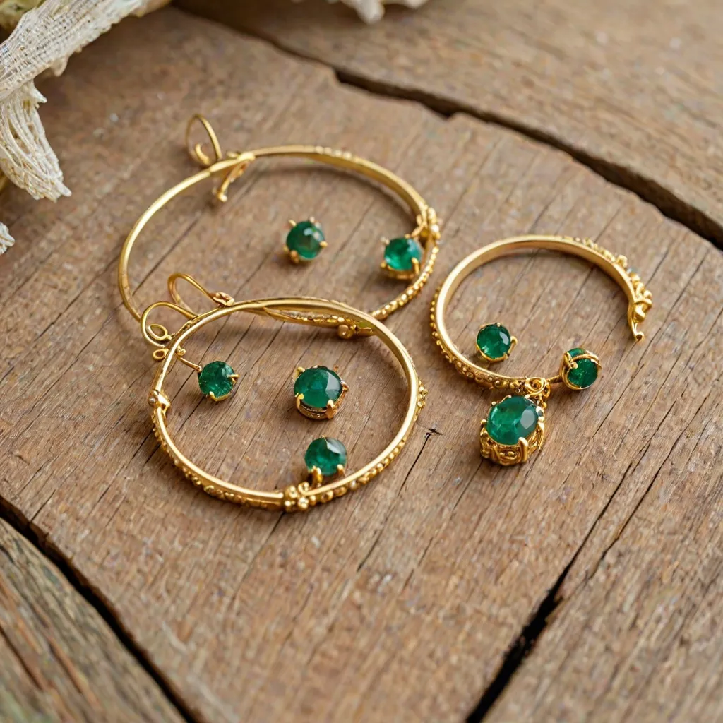 Jakie kolczyki wybrać do zielonej sukienki?